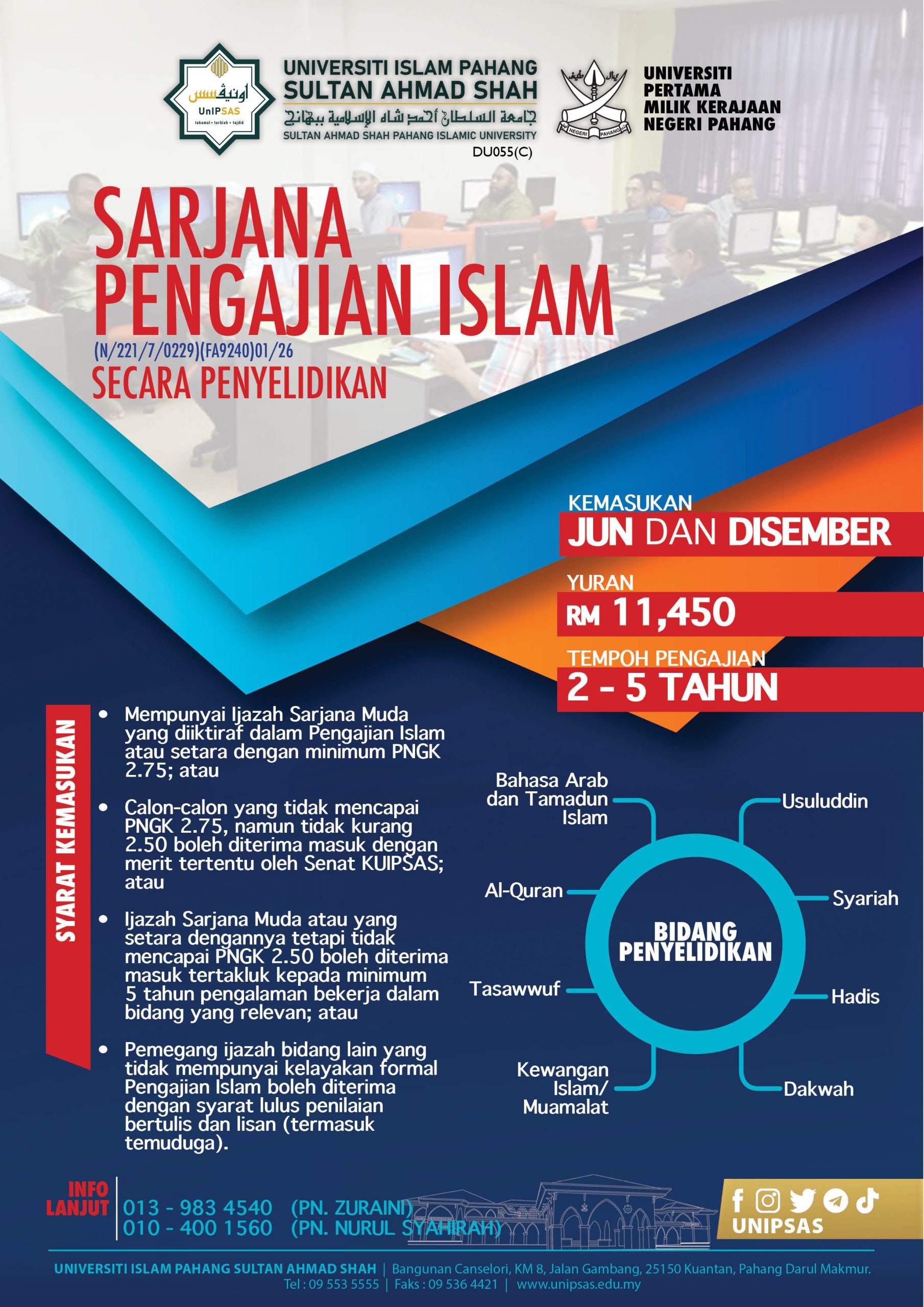 Flyers Sarjana Pengajian Islam 2022e